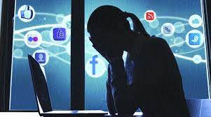 Who can I report electronic harassment to?